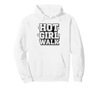 Hot Girl Walk Donne Camminata Felpa con Cappuccio