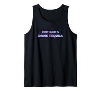 Hot Girls Drink Tequila Mexican Festival Rave EDM Party Canotta