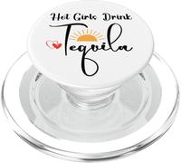 Hot Girls Drink Tequila Mom Margarita Funny Tequila Lover PopSockets PopGrip per MagSafe