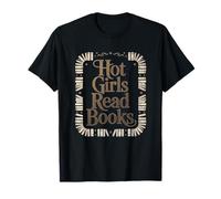 Hot Girls Leggere Libri Maglietta