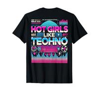 Hot Girls Piace Techno Maglietta