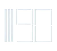 Hot Glue Sticks, 90 pezzi di colla per legno, 7,88 x 0,28 pollici, trasparenti Hots Melt Adhesion Bars Crafts, Jewelry Making, Artistic Projects, Home Repair and Holiday Decorations