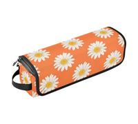 Hot Hair Tools Borsa da viaggio con tappetino in ferro rimovibile per accessori per lo styling dei capelli, organizer per piastre, piastre, arricciacapelli, essenziale da viaggio portatile Daisy