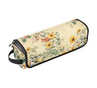 Hot Hair Tools Borsa da viaggio con tappetino resistente al calore, grande custodia da viaggio per raddrizzatori, ferro arricciacapelli, asciugacapelli, borsa da viaggio per strumenti per capelli