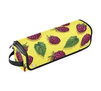 Hot Hair Tools Borsa da viaggio con tappetino resistente al calore, impermeabile, organizer da viaggio per ferri da stiro, piastre, ferri arricciacapelli, frutta fresca di gelso giallo