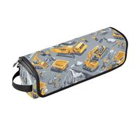 Hot Hair Tools Borsa da viaggio con tappetino rimovibile resistente al calore a doppio strato custodia da viaggio per utensili caldi e accessori per la cura dei capelli, bulldozer della diga della