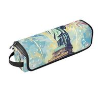 Hot Hair Tools Borsa da viaggio con tappetino rimovibile resistente al calore borsa organizer per strumenti per capelli borsa portaoggetti per ferro arricciacapelli piastra asciugacapelli piatto
