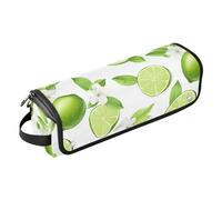 Hot Hair Tools Borsa da viaggio e tappetino resistente al calore con cerniera Ferro arricciacapelli da viaggio borsa portaoggetti per ferri da stiro, piastre, ferri arricciacapelli, frutta fresca di