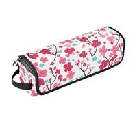 Hot Hair Tools Borsa da viaggio e tappetino resistente al calore con cerniera Ferro arricciacapelli da viaggio borsa portaoggetti per ferri da stiro, piastra lisciante, ferro arricciacapelli, motivo