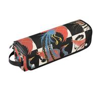 Hot Hair Tools Borsa da viaggio e tappetino resistente al calore con cerniera impermeabile portatile aperta piatta borsa da viaggio per straigheners, ferro arricciacapelli, asciugacapelli, accessori