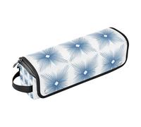 Hot Hair Tools Borsa da viaggio e tappetino resistente al calore con cerniera strumenti di riscaldamento borsa da viaggio organizer per piastre, piastre e arricciacapelli, stile scandinavo nero