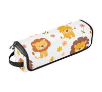 Hot Hair Tools Borsa da viaggio e tappetino resistente al calore impermeabile ferro arricciacapelli custodia da viaggio per straigheners, ferro arricciacapelli, asciugacapelli, leone dolce cartone