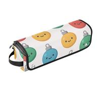 Hot Hair Tools - Borsa da viaggio e tappetino resistente al calore, motivo palline di Natale