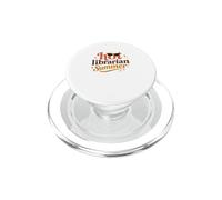 Hot Librarian Summer Funny Reading Aesthetic Book PopSockets PopGrip per MagSafe