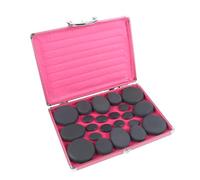 Hot Massage Stone Set da 20 pezzi Hot Stone con riscaldatore, pietre massaggianti calde in basalto, per massaggi a caldo, rilassamento, temperatura spa: 60 ℃ ± 10 ℃