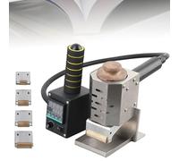Hot Melt Glue Rolling Machine, 50ml/150ml barili, 4 tipi di applicatori di colla, temperatura regolabile 50-220℃, per imballaggio pelletteria incollaggio