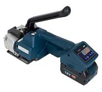Hot Melt macchina manuale portatile, strumenti di imballaggio elettrico /400 pezzi possono essere imballati, batteria da 2000 mAh, larghezza reggiatura 13-16mm per PP/Pet