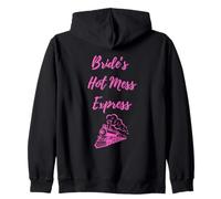 Hot Mess Express Bachelorette Party Nuziale Treno Divertimento Felpa con Cappuccio