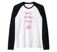 Hot Mess Express Bachelorette Party Nuziale Treno Divertimento Maglia con Maniche Raglan