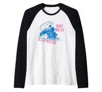 Hot Mess Express Maglia con Maniche Raglan