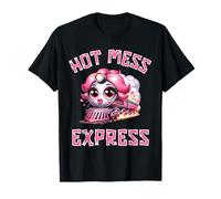 Hot Mess Express - Simpatico Design a Forma di Treno Caos Maglietta
