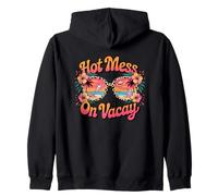 Hot Mess On Vacay Occhiali da sole Summer Fun Felpa con Cappuccio