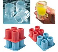 Hot New Only Bar Party Drink Ice Tray forma fredda Ice Cube Freeze Mold Maker Ice Maker stampo può mangiare una tazza 4-Cup Ice Mold Cup Ice Mold Coppa, blu