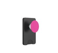 Hot Pink and Pink Stripes Geometric Vertical Lines Pattern PopSockets PopWallet per MagSafe