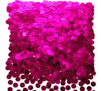 Hot Pink Foil Metallic Round Table Confetti Decor Circle Dots Mylar Table Scatter Confetti Wedding Bachelorette Baby Shower Girls Birthday P