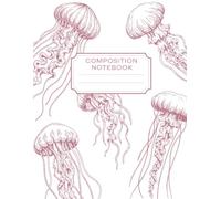 Hot Pink Jellyfish Composition Notebook