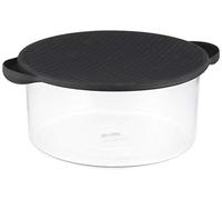 Hot Pot Glasschale mit Silikondeckel, 2.5 l, schwarz
