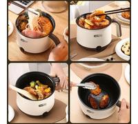Hot Pot elettrico antiaderente portatile mini Ramen Cooker per bistecche e