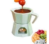 Hot Pot in ceramica - per fondere il cioccolato con design a diamante, riscaldante per burro e formaggio, pentola da portata a temperatura media | Cucina da pranzo per la preparazione di