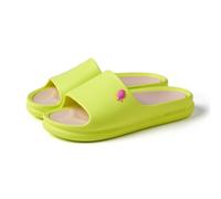 HOT POTATOES Gill, Infradito Unisex-Adulto, Verde Fluo, 34 EU Larga