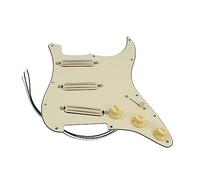 Hot Rails Alnico 5 Loaded Prewired Guitar Pickguard SSS Back Plate 3Ply