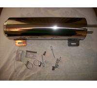 Hot Rod Acciaio Inox Radiatore Raffreddamento Overflow Serbatoio 3 " X10 " 32 OZ