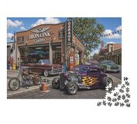 Hot rod americana retrò Puzzle 1000 Pezzi,Gioco Educativo,Cartone Di Qualità,Sfida Impossibile Muscle car,dai 14 Anni,Adulti E Ragazzi,Decorazione Casa,Idea Regalo,Antistress 38x26cm