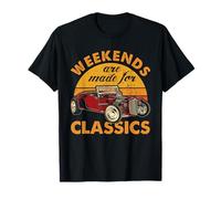 Hot Rod Classic Car Weekend Rod Rod Vintage Auto Garage Vibe Maglietta