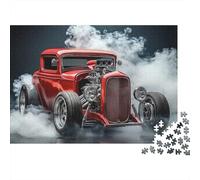 Hot Rod muscolo auto Puzzle 1000 Pezzi In Colori Brillanti,Un Classico Puzzle A Pezzi Per Enigma Di Abilità Logica,Ideale Per Attività in Famiglia,Regalo Per L'inaugurazione Di Casa Puzzle 38x26cm/1