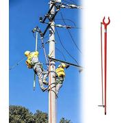 Hot Rod per alta tensione, pinze per addetti alle linee elettriche | Materiale in fibra di vetro non conduttivo, asta di manovra per linee elettriche sotto tensione(1.2m/3.93ft)