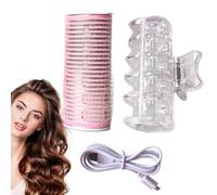 Hot Rollers Hair Curlers, Electric Hair Rollers, Self-adhesive Hair