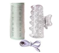 Hot Rollers Hair Curlers, Elettrico Hair Rollers, Curlers Self-Adhesive Curlers, Curlers per capelli portatili, Achieve Salon Quality Curls at Home Portable Hair Curlers for Effortless Styling