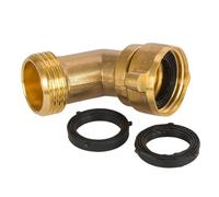 Hot RV Trailer Water Pipe Joint Hose Adapter Elbow 45 Degree Universal