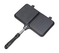 Hot Sandwich Maker, doppio pannello Stove Toaster, Non-Stick Frying Pan, Cheese Griller Press with Handle, Durable Stove Grill Pan, 14,17 x 9,84 Inches, for Camping, Outdoor Cooking