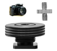 Hot Shoe 1/4,Hot Shoe Mount,Adattatore Hot Shoe 1/4,Adattatore Flash A Slitta,Adattatore Perflash A Slitta,Hot Shoe Vite Per Treppiede,Supporto Per Hot Shoe Della Fotocamera,Adattatore Slitta A Caldo