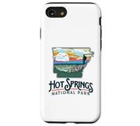 Hot Springs National Park Arkansas Nature Illustration Custodia per iPhone SE (2020) / 7/8