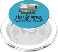 Hot Springs National Park Arkansas Nature Illustration PopSockets PopGrip per MagSafe
