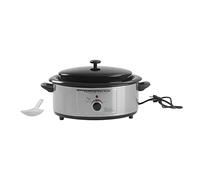 Hot Stone Riscaldatore Heater, dispositivo di riscaldamento da 5,5 litri, riscaldatore professionale in acciaio inox, pentola interna smaltata, 47,5 x 30,5 x 25 cm
