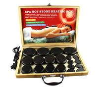 Hot Stone Set di 20 pietre calde portatili per massaggi al basalto con kit più caldo, pietre calde per massaggi al basalto