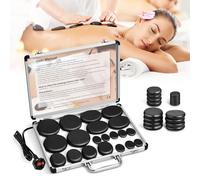 Hot Stones - Kit per massaggi (20 pezzi, 20 pezzi)
